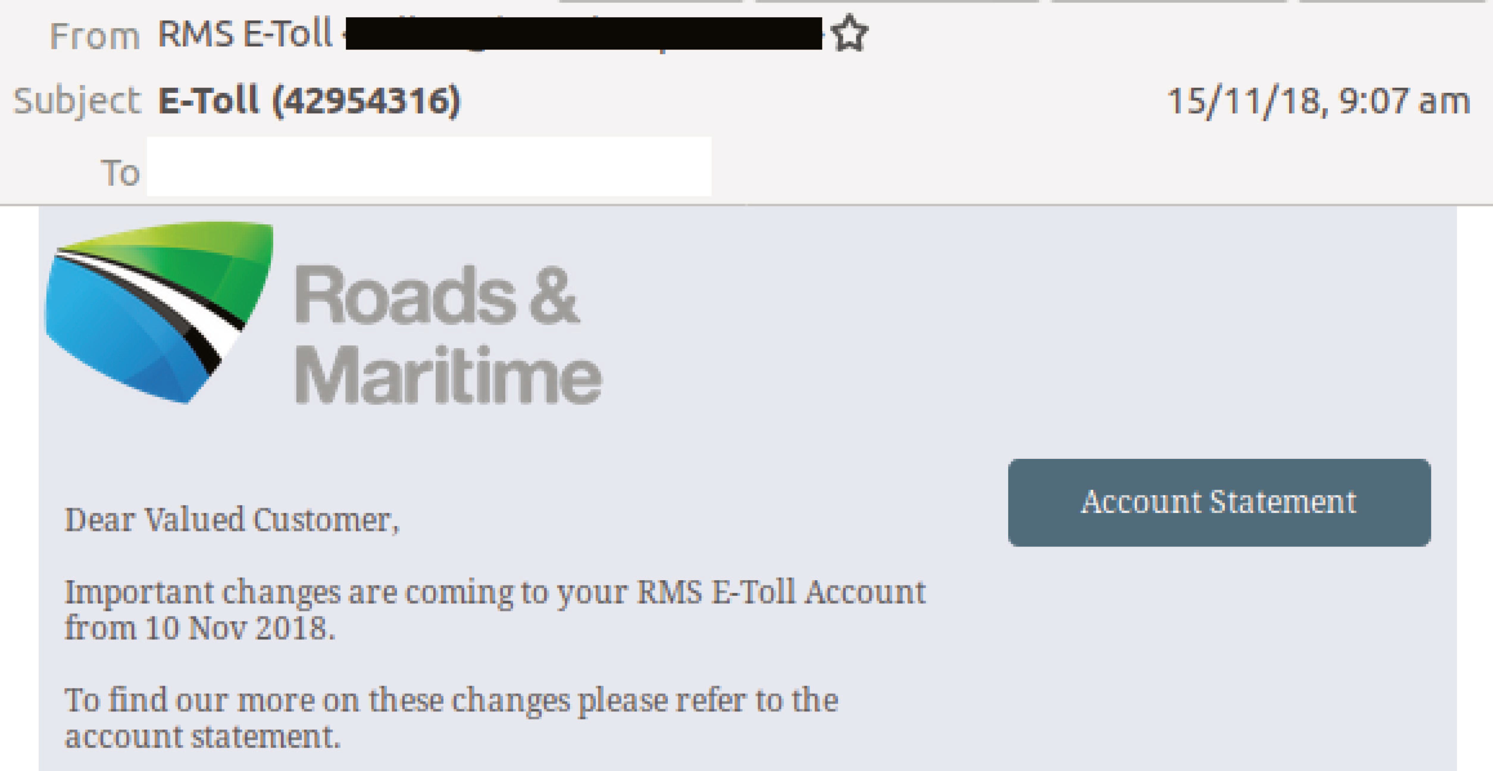 Scammers brandjack EToll & MyTax, send malicious emails